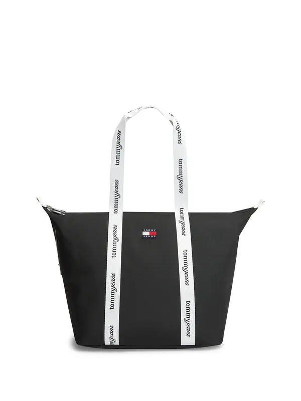 Tommy Jeans Tommy Jeans Shopper torba 'Essential'  crvena / crna / bijela