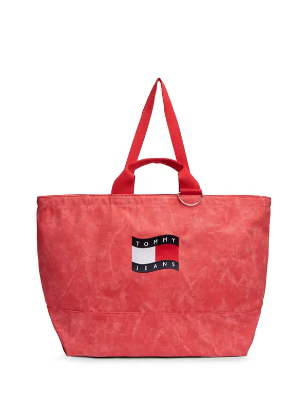 Tommy Jeans Tommy Jeans Shopper torba  mornarsko plava / crvena / svijetlocrvena / bijela