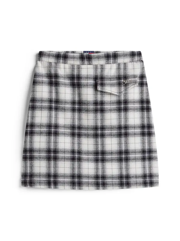 Tommy Jeans Tommy Jeans Suknja  crna / bijela