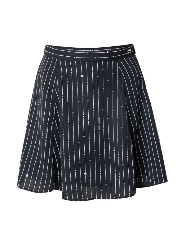 Tommy Jeans Tommy Jeans Suknja 'MOUNTAIN STARDUST'  crna / bijela
