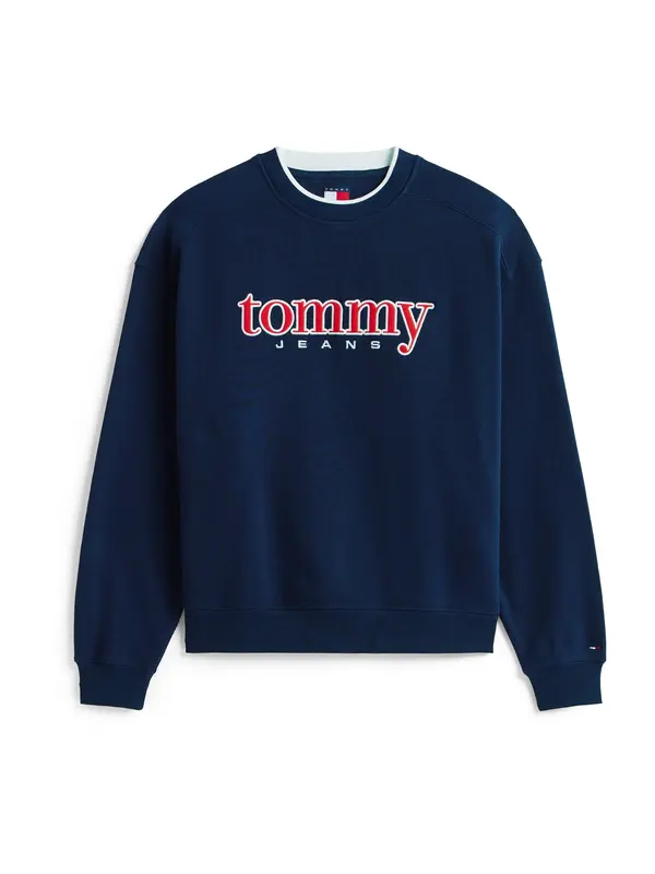 Tommy Jeans Tommy Jeans Sweater majica '90S'  mornarsko plava / crvena / bijela