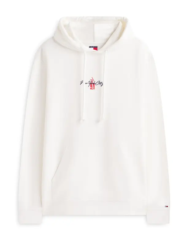 Tommy Jeans Tommy Jeans Sweater majica  crvena / bijela