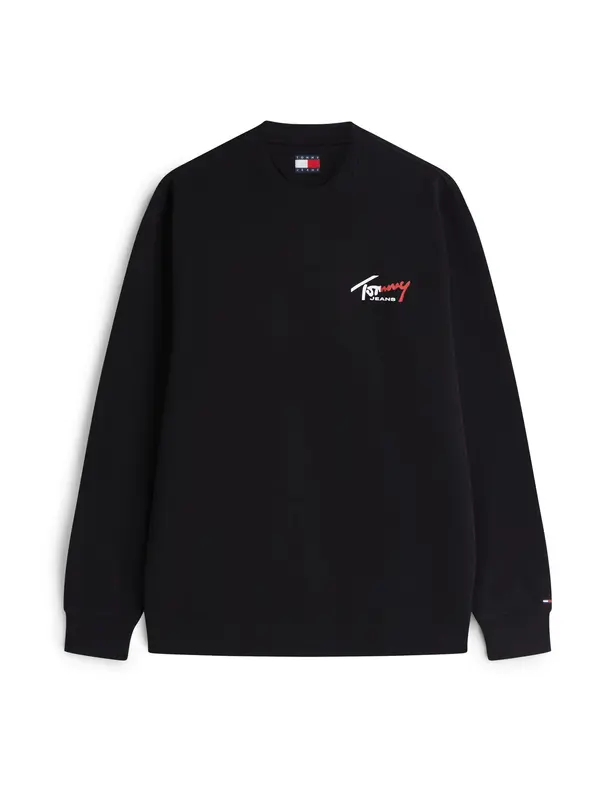 Tommy Jeans Tommy Jeans Sweater majica  crvena / crna / bijela