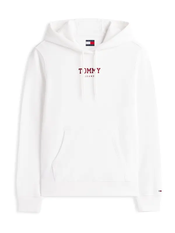 Tommy Jeans Tommy Jeans Sweater majica 'ESS'  crvena / bijela