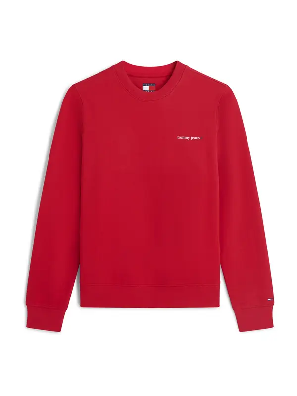 Tommy Jeans Tommy Jeans Sweater majica 'ESS'  crvena