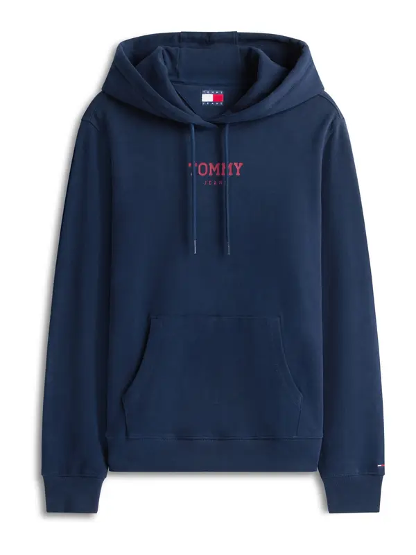 Tommy Jeans Tommy Jeans Sweater majica 'ESS'  mornarsko plava / roza