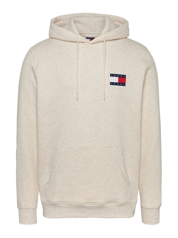 Tommy Jeans Tommy Jeans Sweater majica 'ESSENTIAL'  bež melange / morsko plava / crvena / prljavo bijela