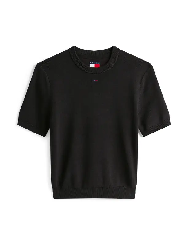 Tommy Jeans Tommy Jeans Sweater majica 'ESSENTIAL'  crna