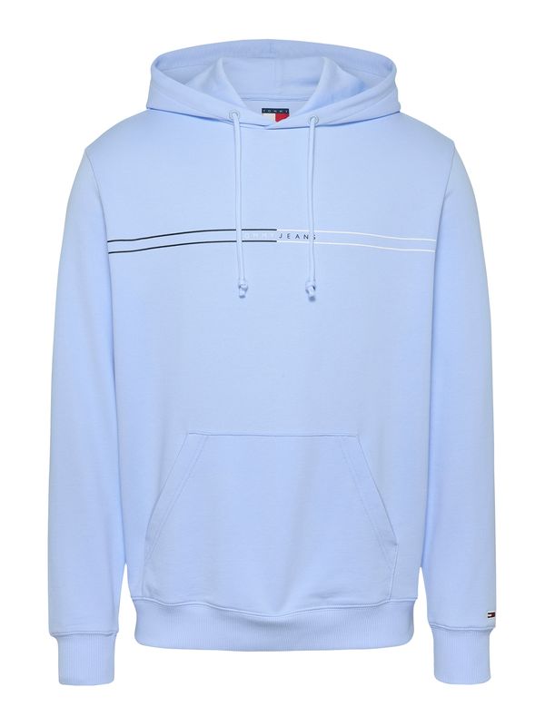 Tommy Jeans Tommy Jeans Sweater majica  golublje plava / crna / bijela