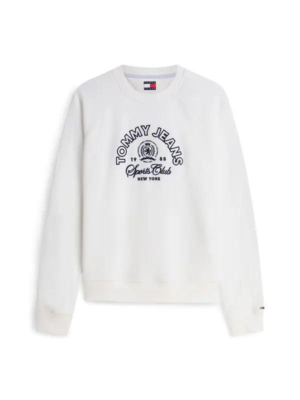 Tommy Jeans Tommy Jeans Sweater majica 'HERITAGE'  noćno plava / bijela