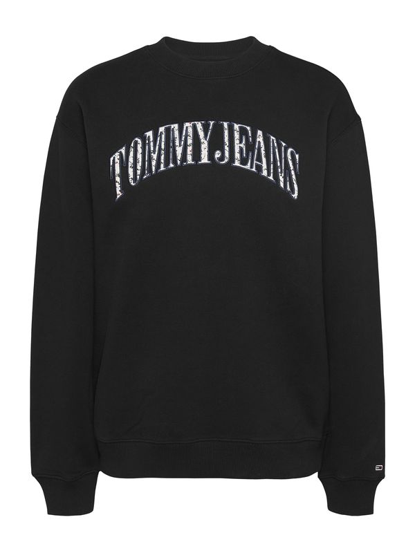 Tommy Jeans Tommy Jeans Sweater majica  mornarsko plava / crna / bijela