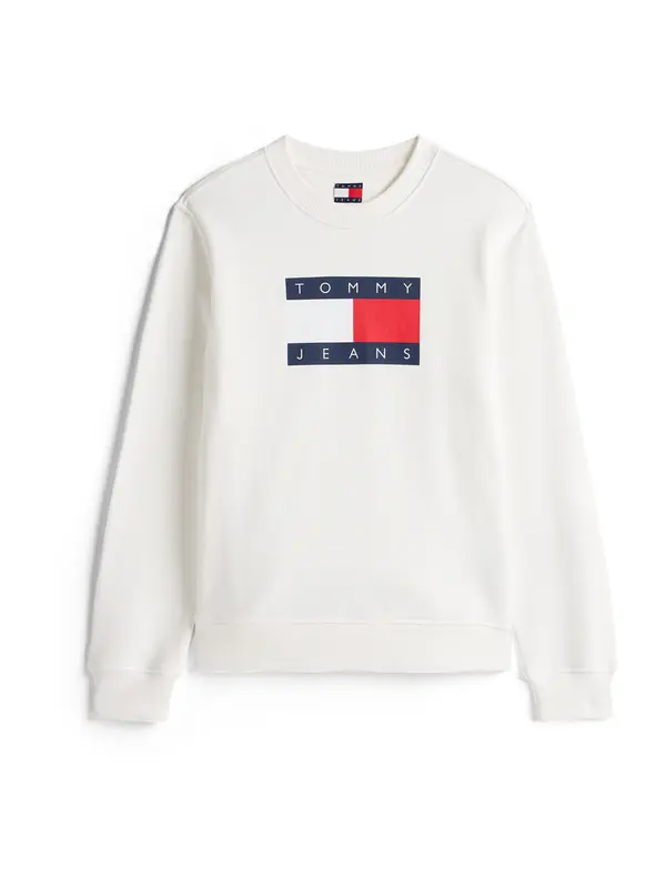 Tommy Jeans Tommy Jeans Sweater majica  mornarsko plava / crvena / bijela
