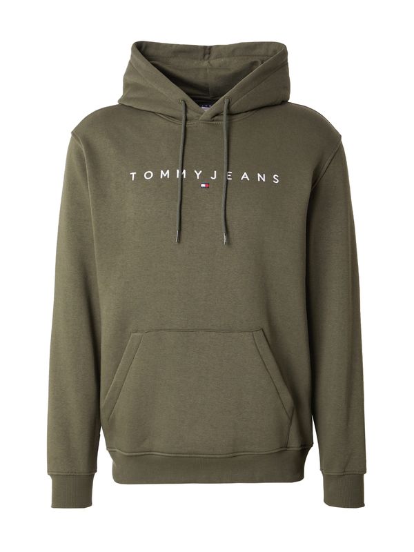 Tommy Jeans Tommy Jeans Sweater majica  mornarsko plava / maslinasta / crvena / bijela