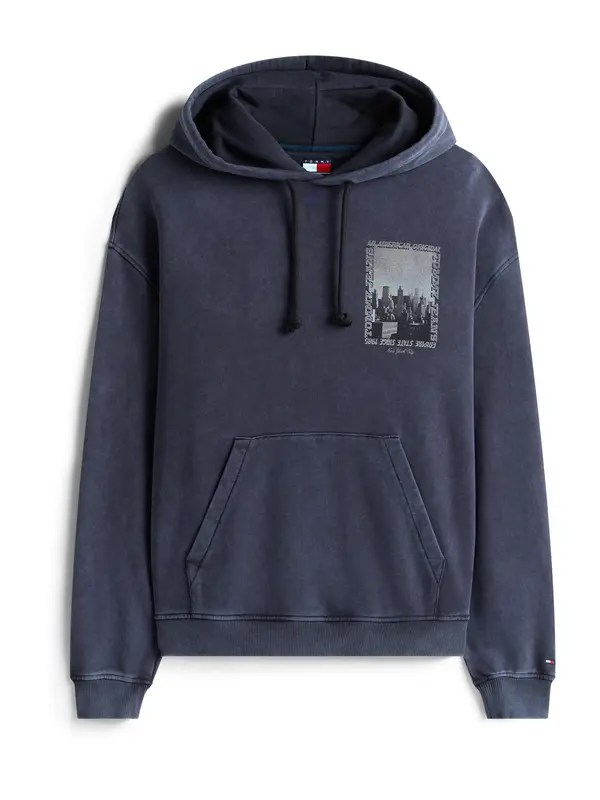 Tommy Jeans Tommy Jeans Sweater majica  mornarsko plava / sepija / tamo siva / bijela