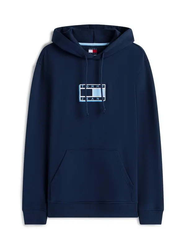 Tommy Jeans Tommy Jeans Sweater majica  mornarsko plava / svijetloplava / bijela