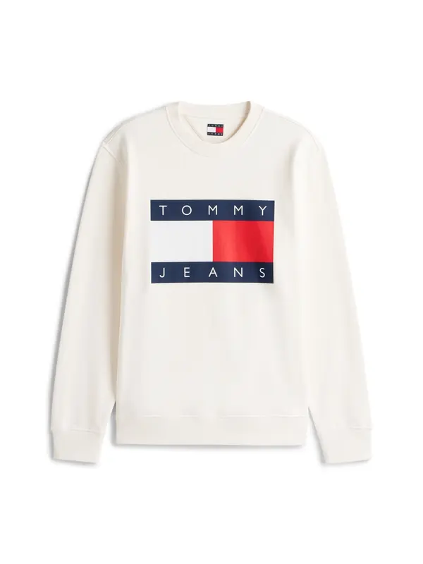 Tommy Jeans Tommy Jeans Sweater majica  morsko plava / crvena / bijela