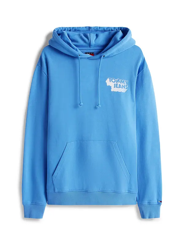 Tommy Jeans Tommy Jeans Sweater majica  nebesko plava / bijela