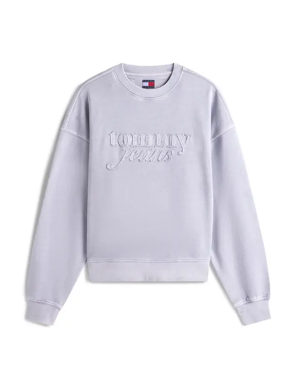 Tommy Jeans Tommy Jeans Sweater majica  pastelno plava
