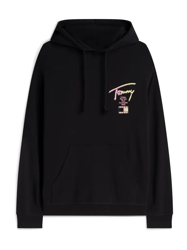 Tommy Jeans Tommy Jeans Sweater majica  svijetložuta / rosé / crna