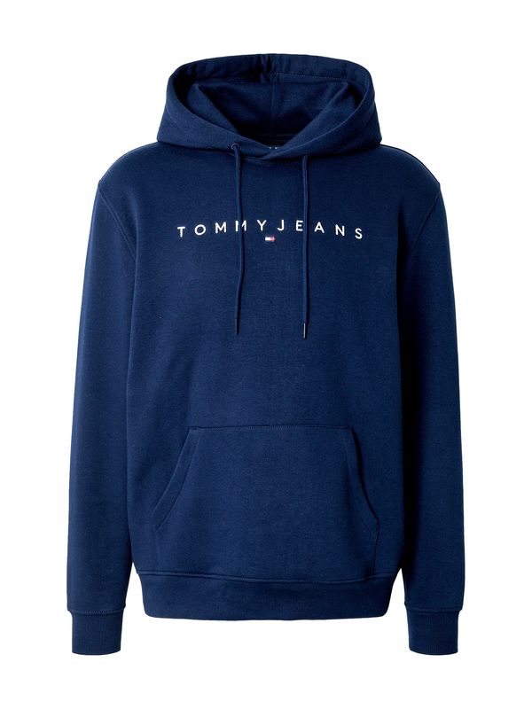 Tommy Hilfiger Tommy Jeans Sweater majica  tamno plava / bijela