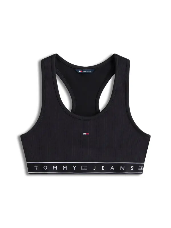 Tommy Jeans Tommy Jeans Top  crna / bijela