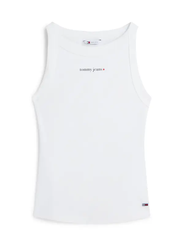 Tommy Jeans Tommy Jeans Top 'ESS'  mornarsko plava / bijela
