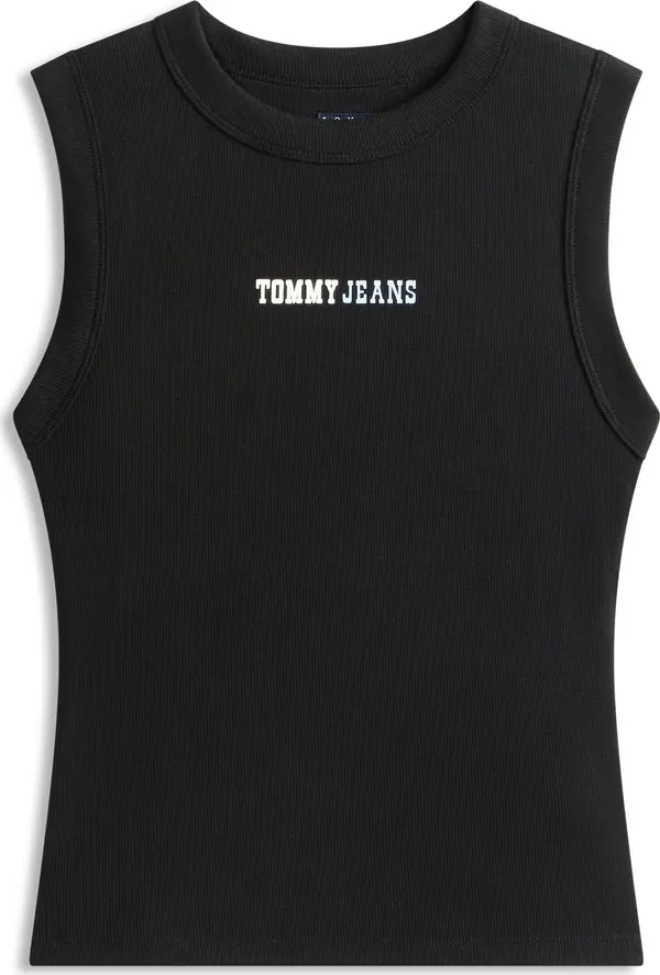 Tommy Jeans Tommy Jeans Top 'ESS'  pastelno plava / crna / bijela