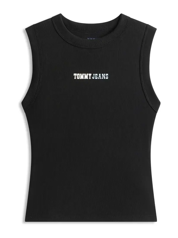 Tommy Jeans Tommy Jeans Top 'ESS'  pastelno plava / crna / bijela