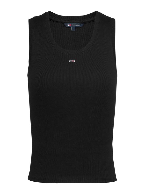 Tommy Hilfiger Tommy Jeans Top 'ESSENTIAL'  crna