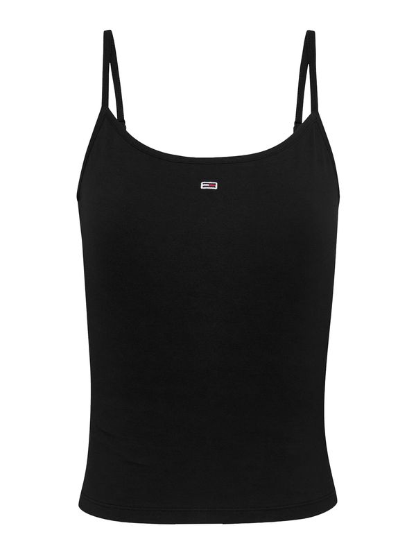 Tommy Hilfiger Tommy Jeans Top 'ESSENTIAL'  crna