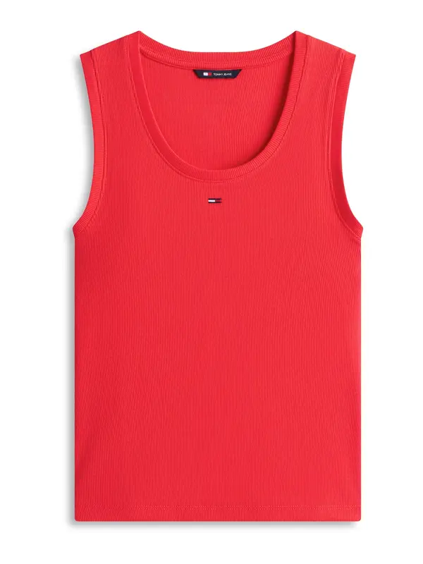 Tommy Jeans Tommy Jeans Top 'ESSENTIAL'  crvena