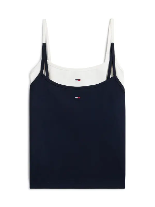 Tommy Jeans Tommy Jeans Top 'ESSENTIAL'  mornarsko plava / bijela