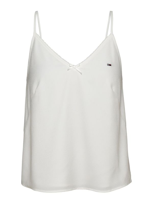 Tommy Hilfiger Tommy Jeans Top 'Essential'  sivkasto bež
