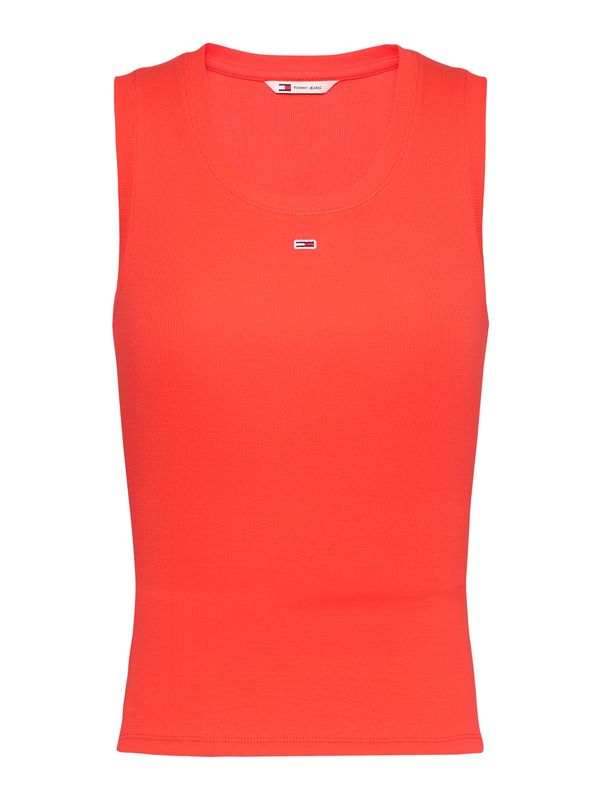 Tommy Jeans Tommy Jeans Top 'ESSENTIAL'  tamno narančasta