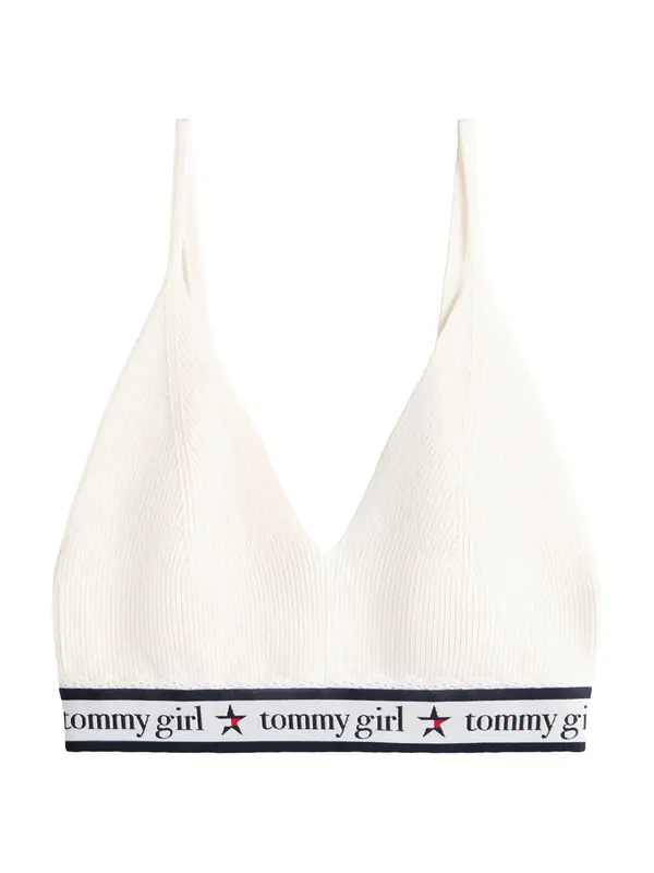Tommy Jeans Tommy Jeans Top s naramenicama  boja pijeska / crna