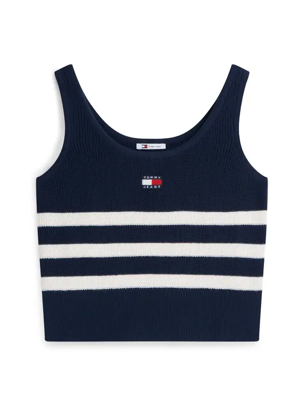 Tommy Jeans Tommy Jeans Top s naramenicama  mornarsko plava / bijela