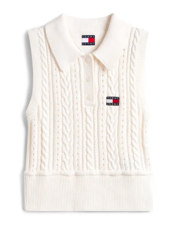 Tommy Jeans Tommy Jeans Top s naramenicama  tamno plava / crvena / bijela