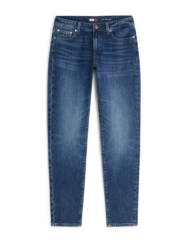 Tommy Jeans Tommy Jeans Traperice 'Faded Whiskered Mid Rise Slim'  plavi traper