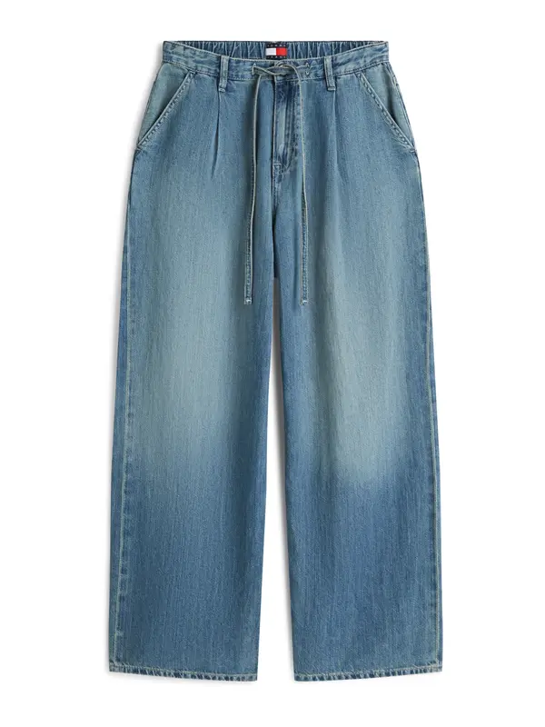Tommy Jeans Tommy Jeans Traperice s naborima 'Drawstring Loose Wide Leg With'  plavi traper