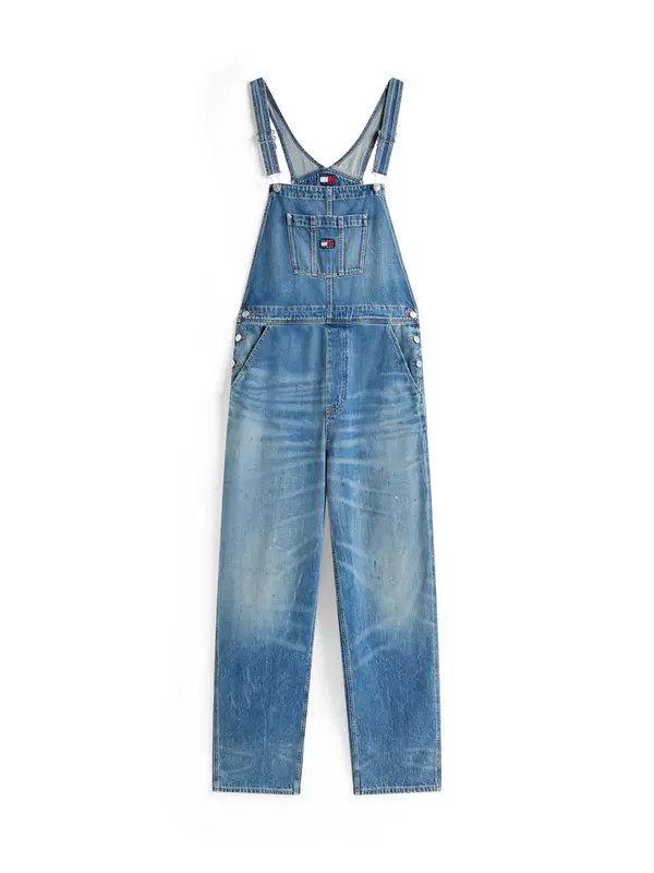 Tommy Jeans Tommy Jeans Traperice s tregerima 'JAIMIE DUNGAREE'  plavi traper