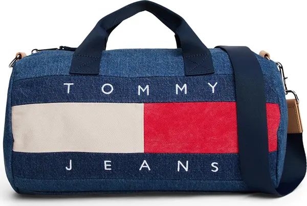 Tommy Jeans Tommy Jeans Vikend torba  ecru/prljavo bijela / plavi traper / crvena / bijela