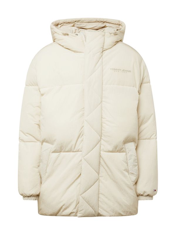Tommy Jeans Tommy Jeans Zimska jakna  ecru/prljavo bijela / svijetlosiva
