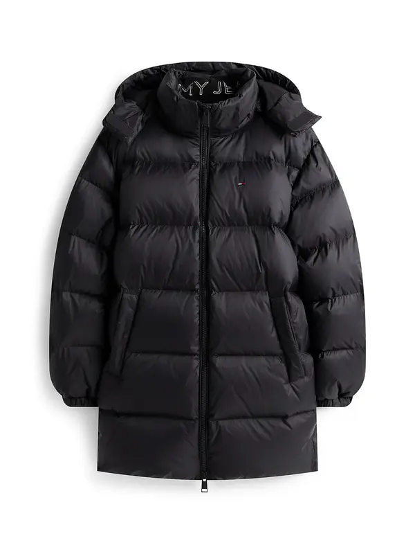 Tommy Jeans Tommy Jeans Zimska jakna 'ESSENTIAL'  crna