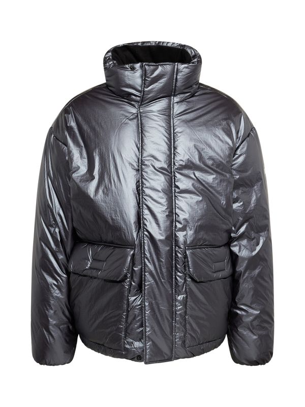 Tommy Jeans Tommy Jeans Zimska jakna  srebrno siva