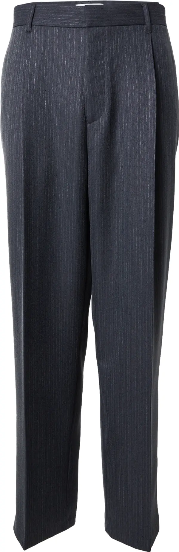TOPMAN TOPMAN Hlače s naborima  antracit siva / srebrno siva