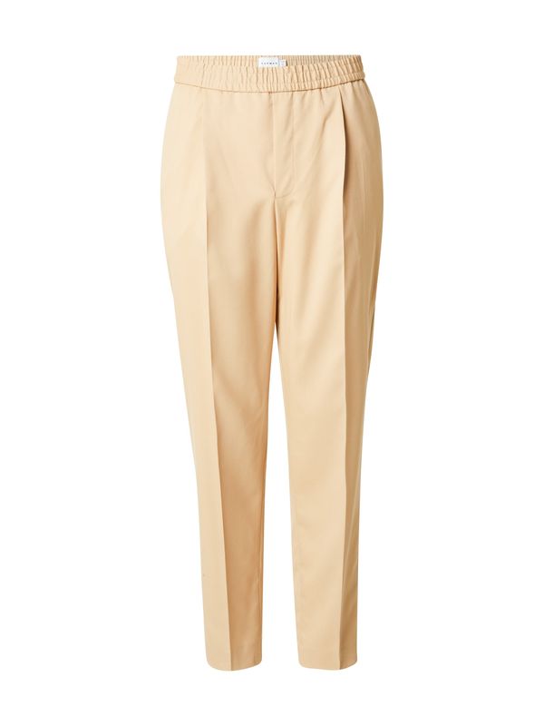 TOPMAN TOPMAN Hlače s naborima  bež
