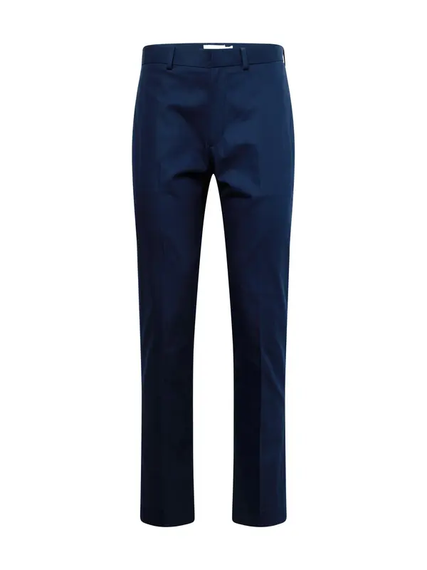 TOPMAN TOPMAN Hlače s naborima  mornarsko plava