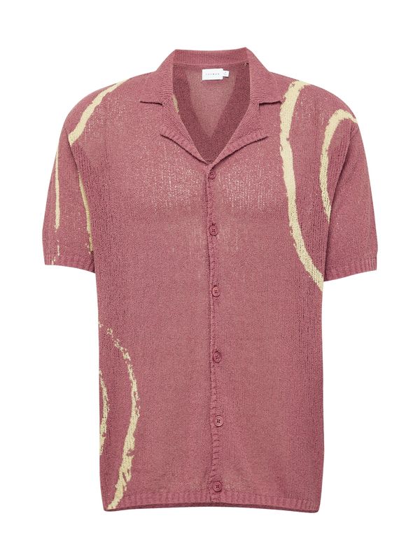 TOPMAN TOPMAN Košulja  svijetlobež / sivkasto ljubičasta (mauve)