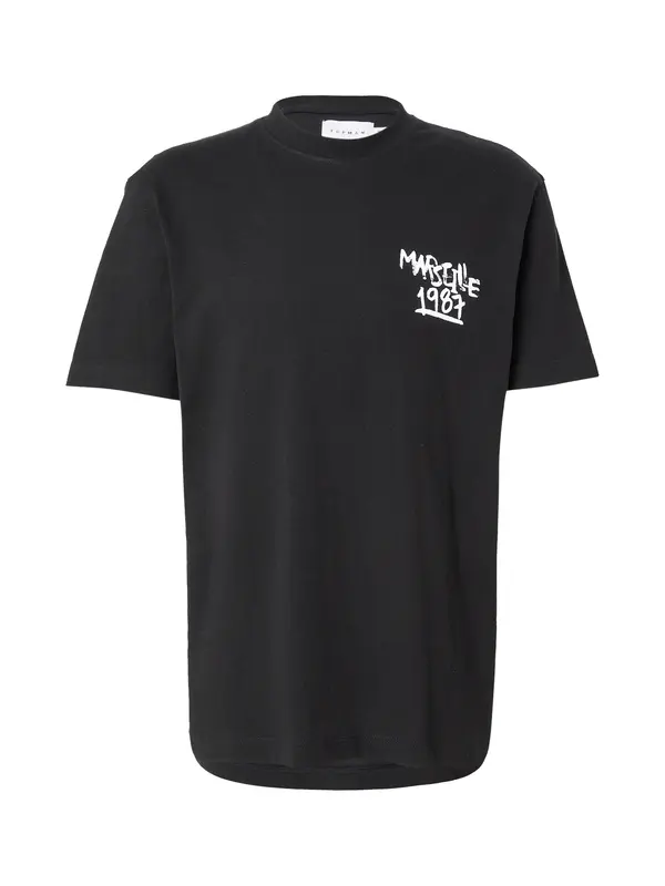 TOPMAN TOPMAN Majica  crna / bijela