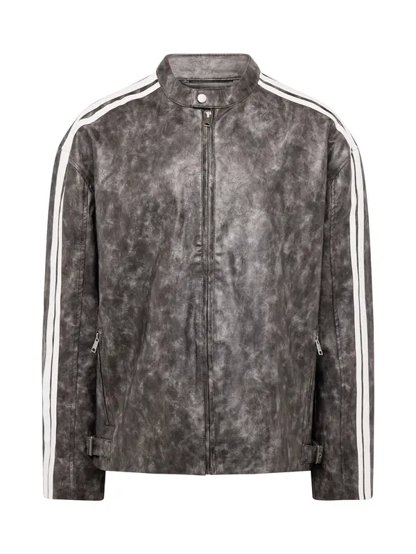 TOPMAN TOPMAN Prijelazna jakna  antracit siva / prljavo bijela